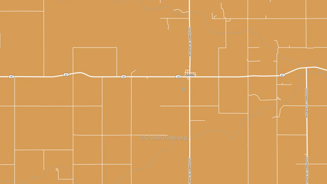 67159, KS Map of Drug-Related Crime Rates