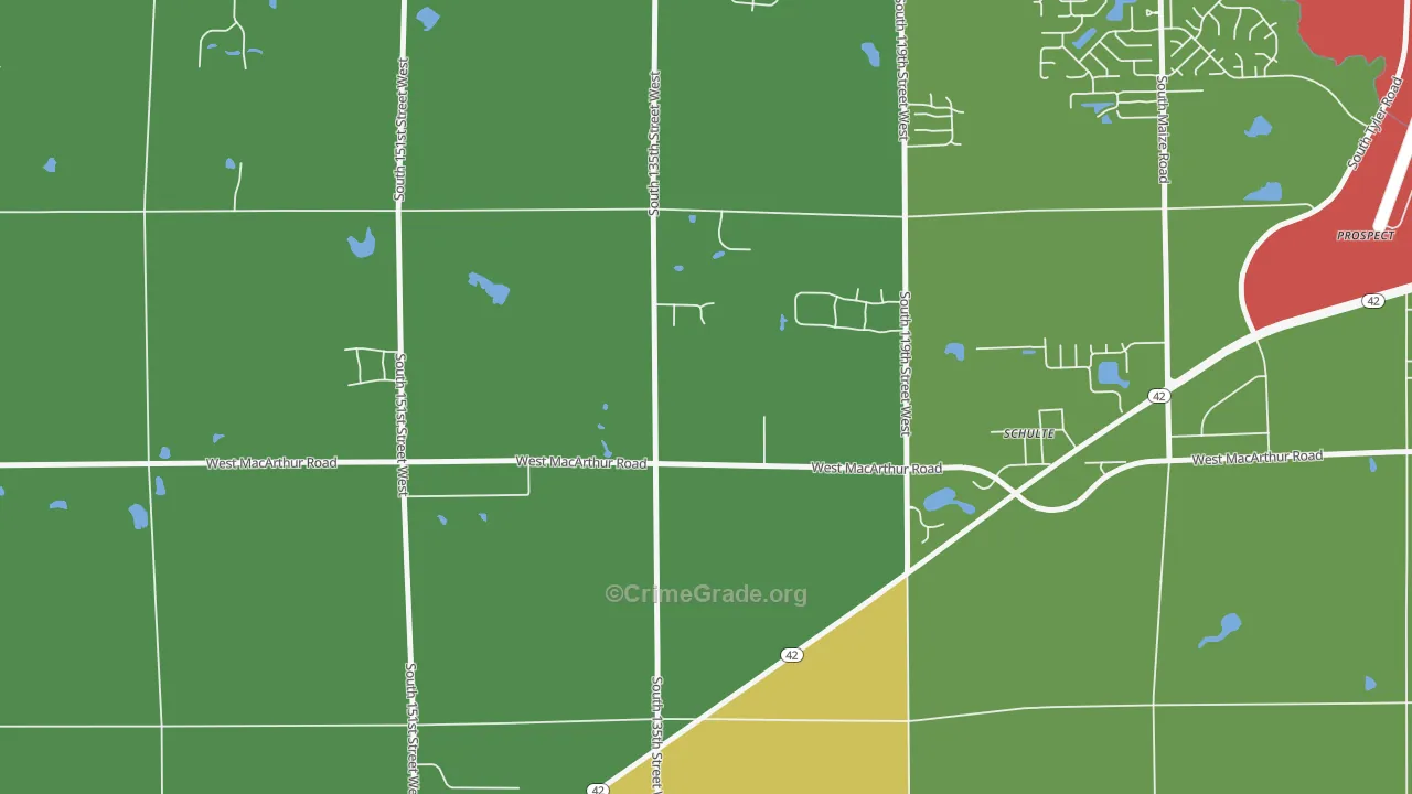 67227, KS Map of Drug-Related Crime Rates