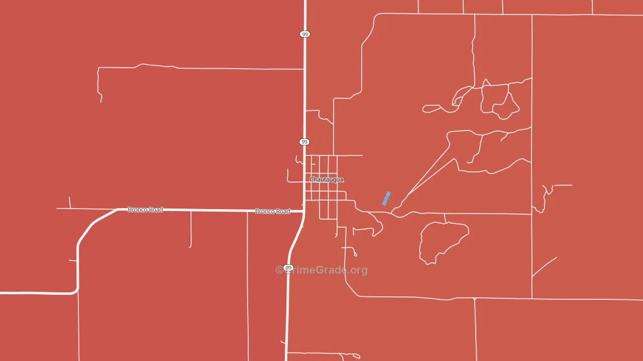 67334, KS Map of Drug-Related Crime Rates
