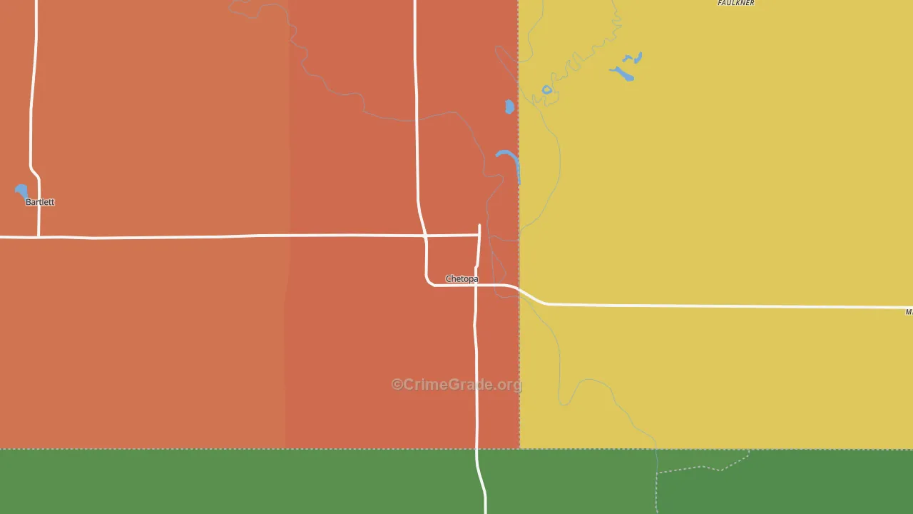 67336, KS Map of Drug-Related Crime Rates