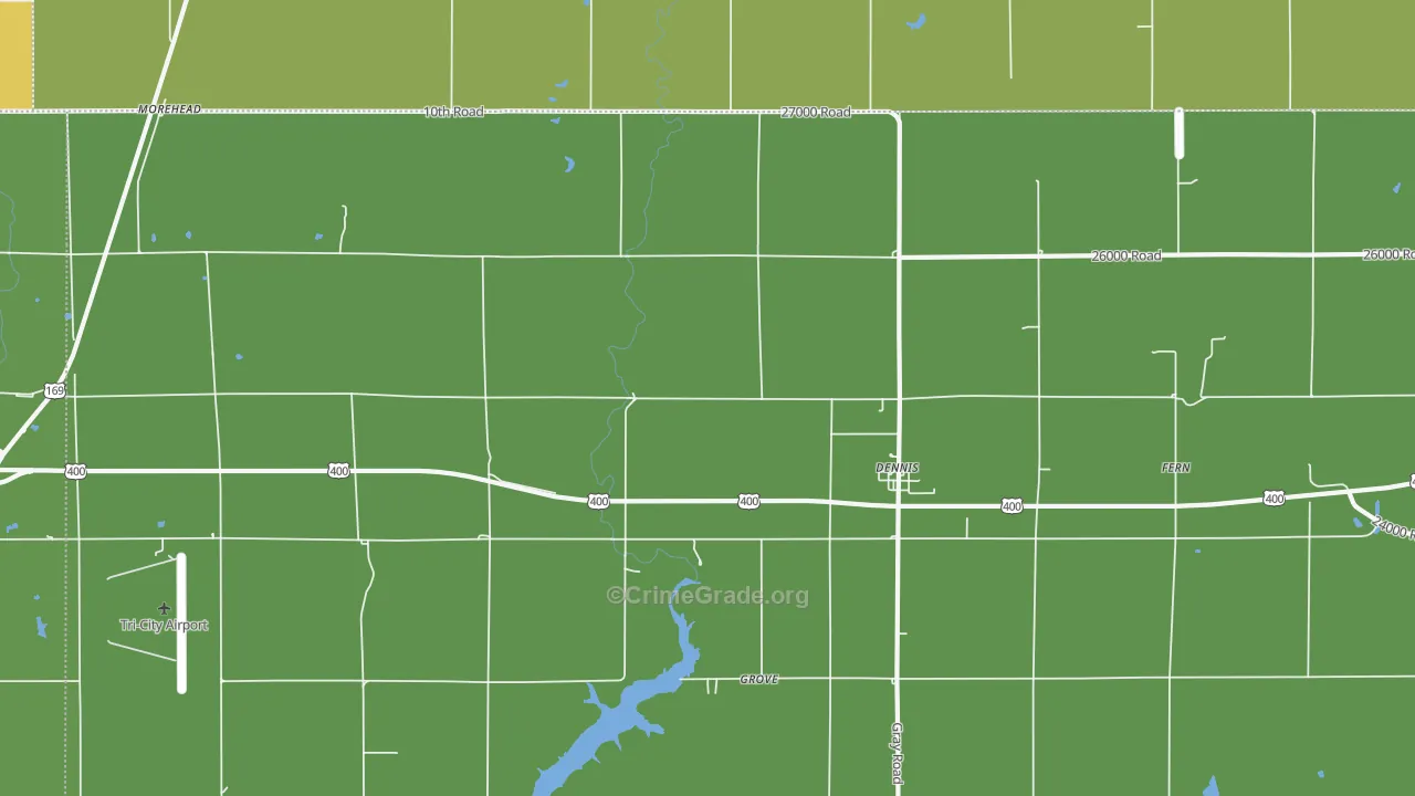 67341, KS Map of Drug-Related Crime Rates