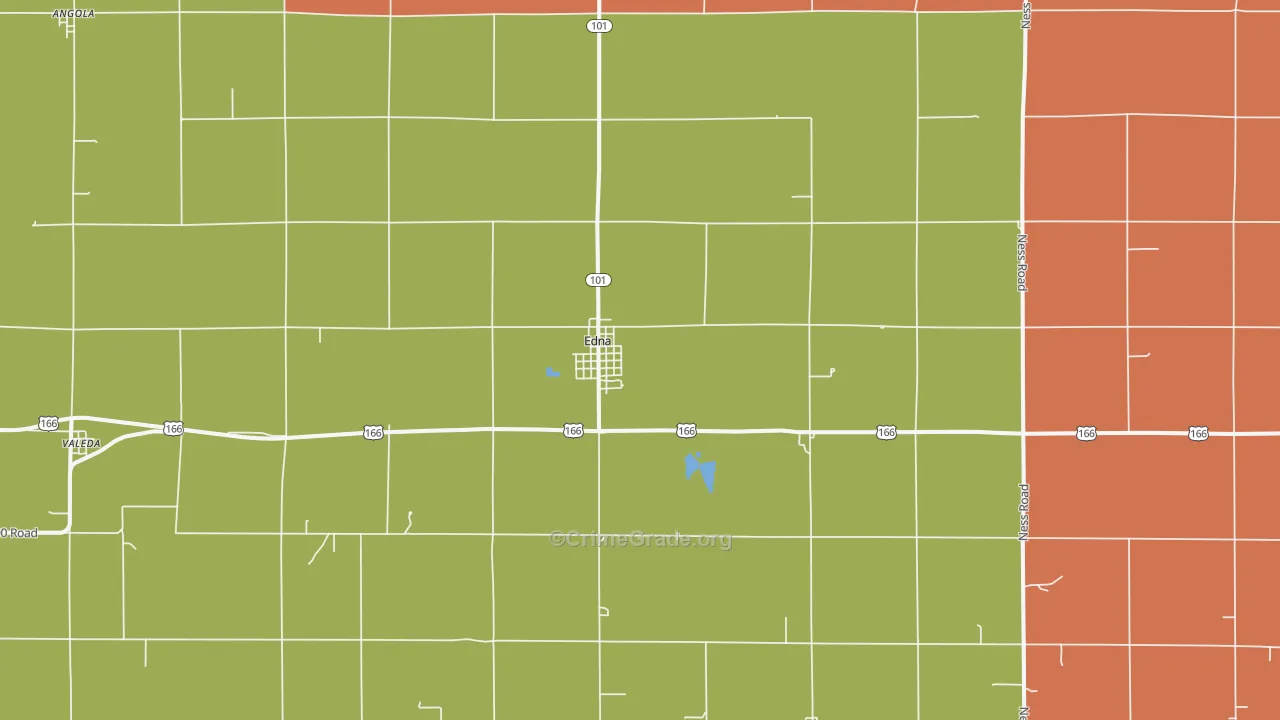 67342, KS Map of Drug-Related Crime Rates