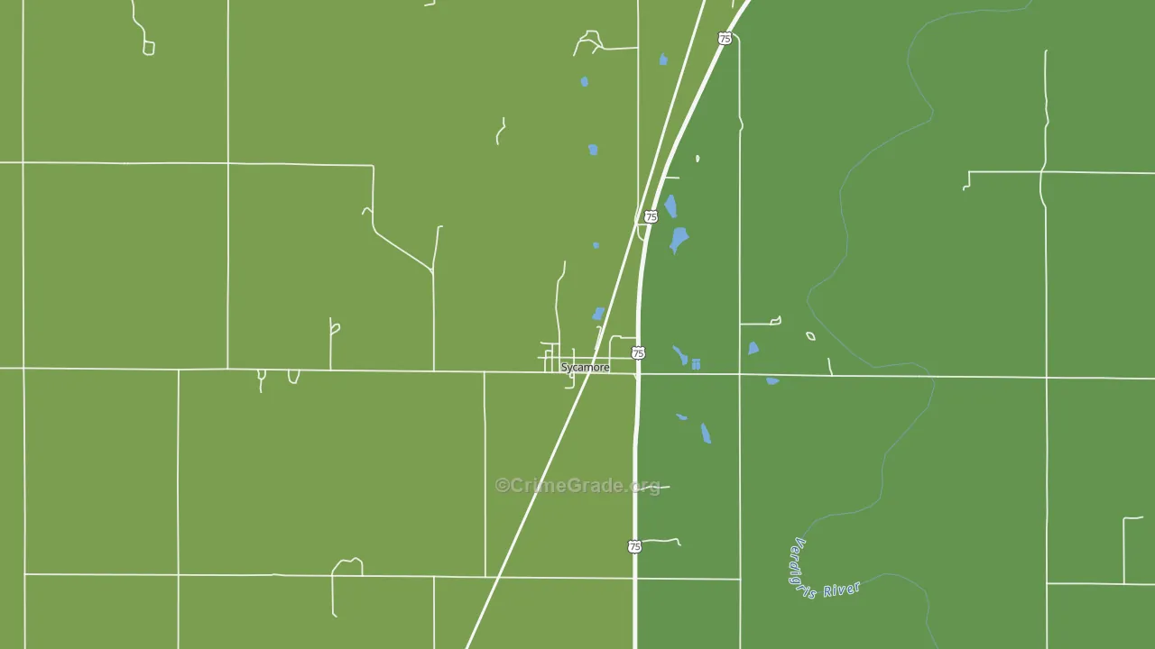 67363, KS Map of Drug-Related Crime Rates
