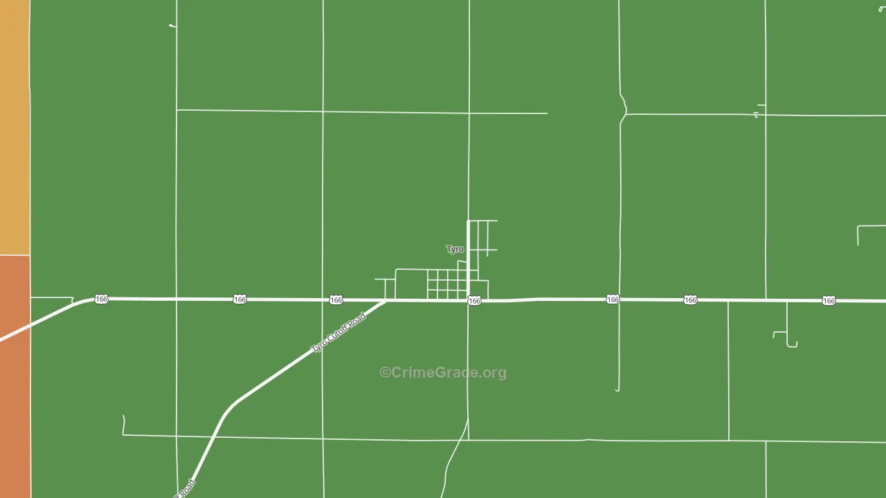 67364, KS Map of Drug-Related Crime Rates