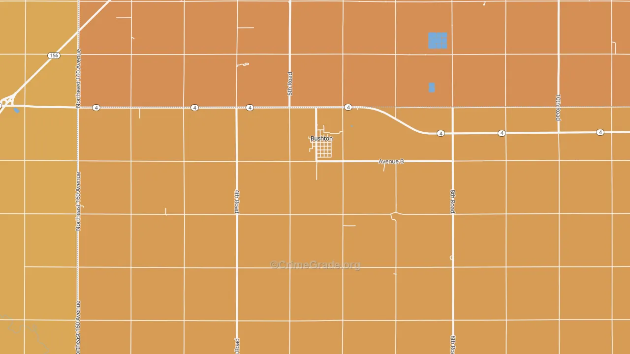 67427, KS Map of Drug-Related Crime Rates