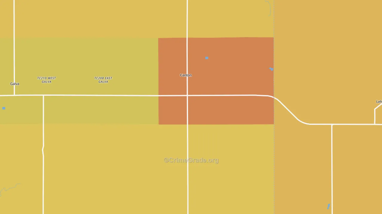 67428, KS Map of Drug-Related Crime Rates
