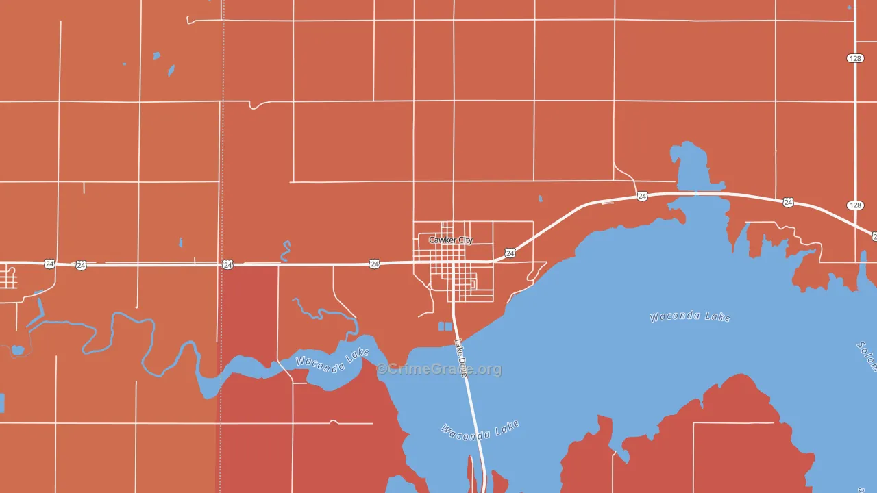 67430, KS Map of Drug-Related Crime Rates