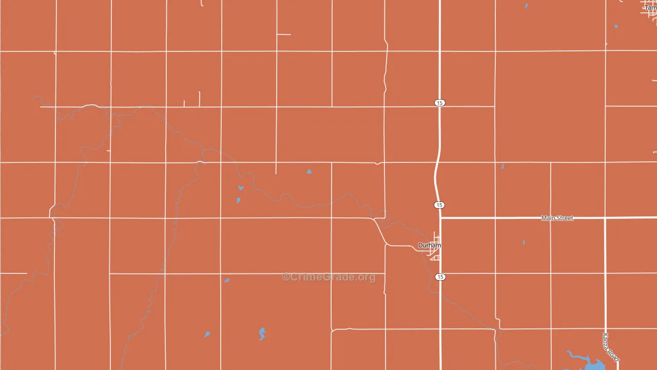 67438, KS Map of Drug-Related Crime Rates