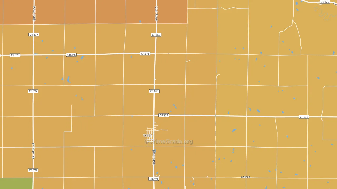 67447, KS Map of Drug-Related Crime Rates