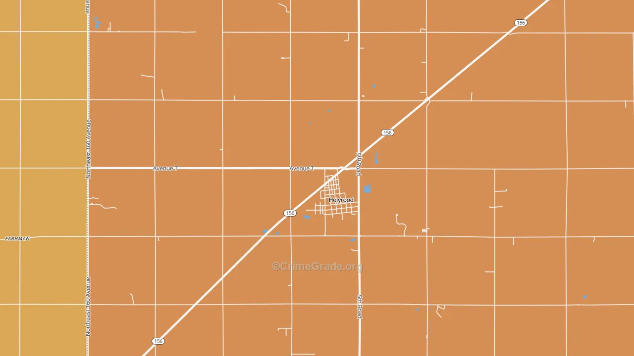 67450, KS Map of Drug-Related Crime Rates