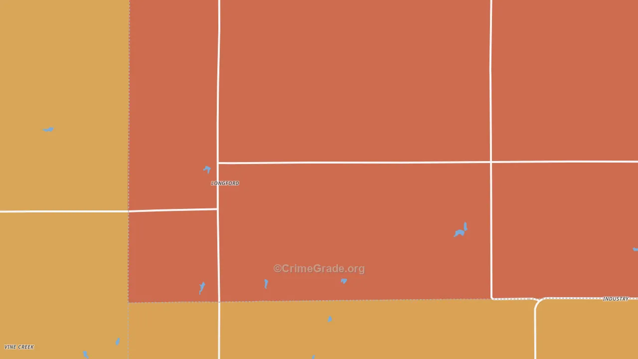 67458, KS Map of Drug-Related Crime Rates