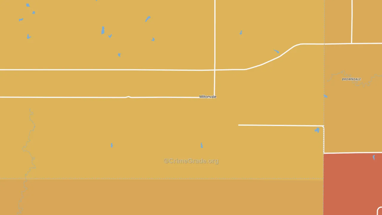 67466, KS Map of Drug-Related Crime Rates