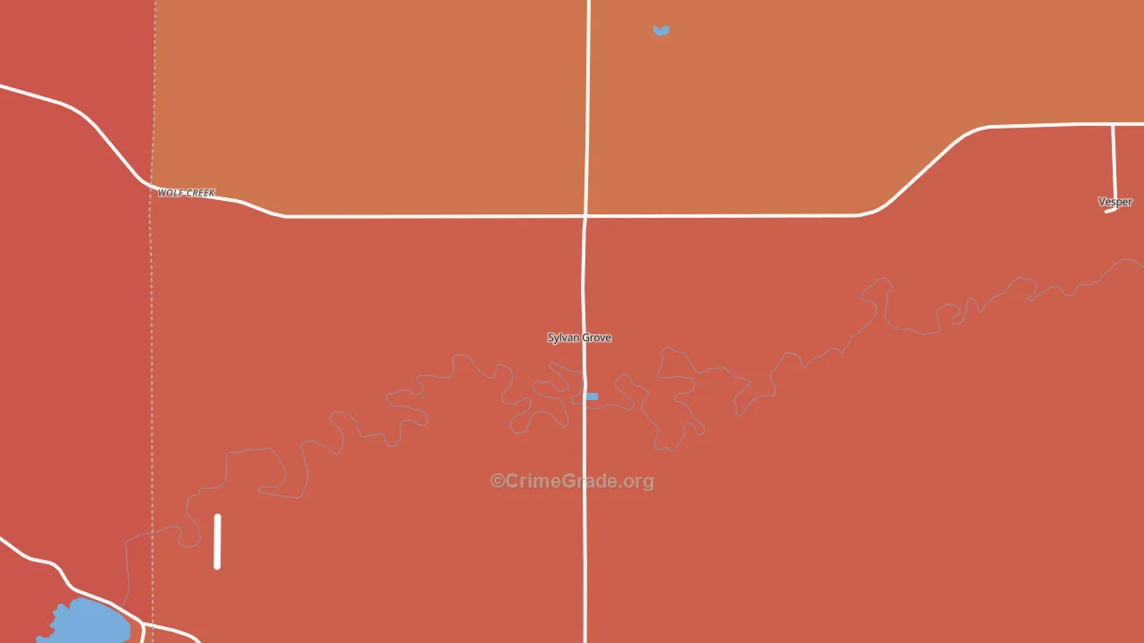 67481, KS Map of Drug-Related Crime Rates