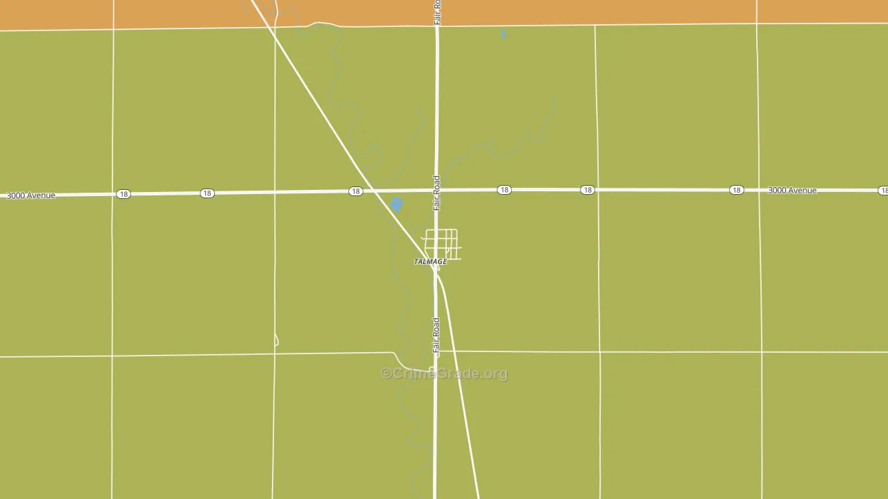 67482, KS Map of Drug-Related Crime Rates