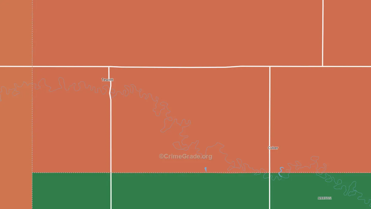 67484, KS Map of Drug-Related Crime Rates
