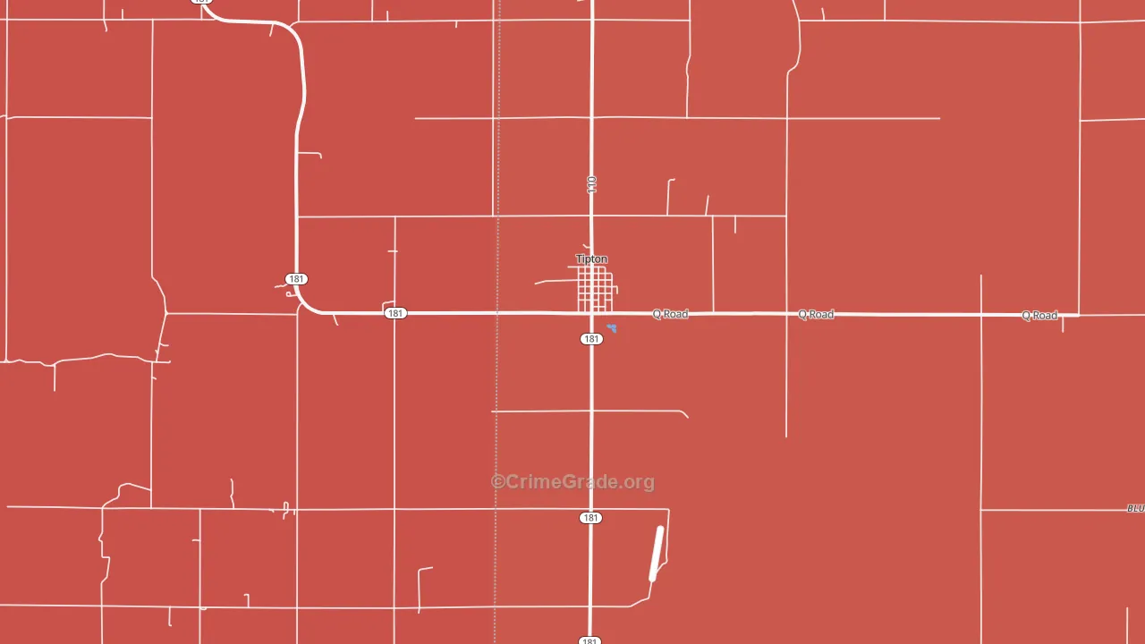67485, KS Map of Drug-Related Crime Rates
