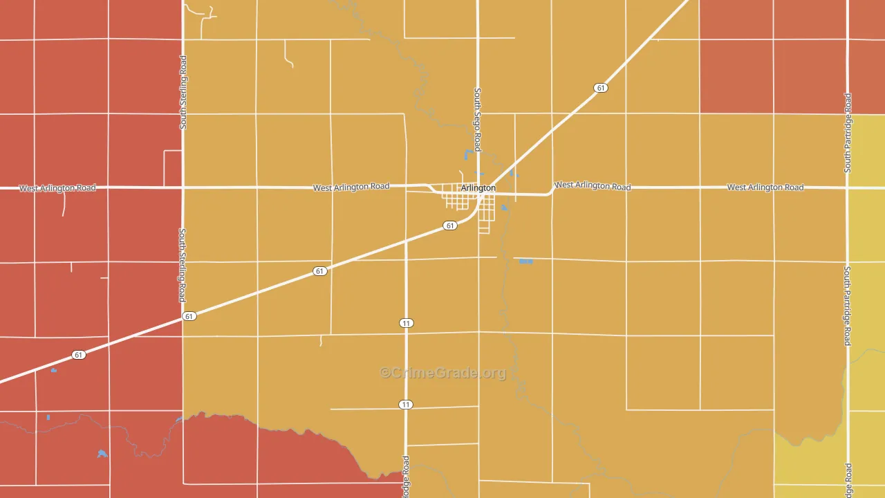 67514, KS Map of Drug-Related Crime Rates