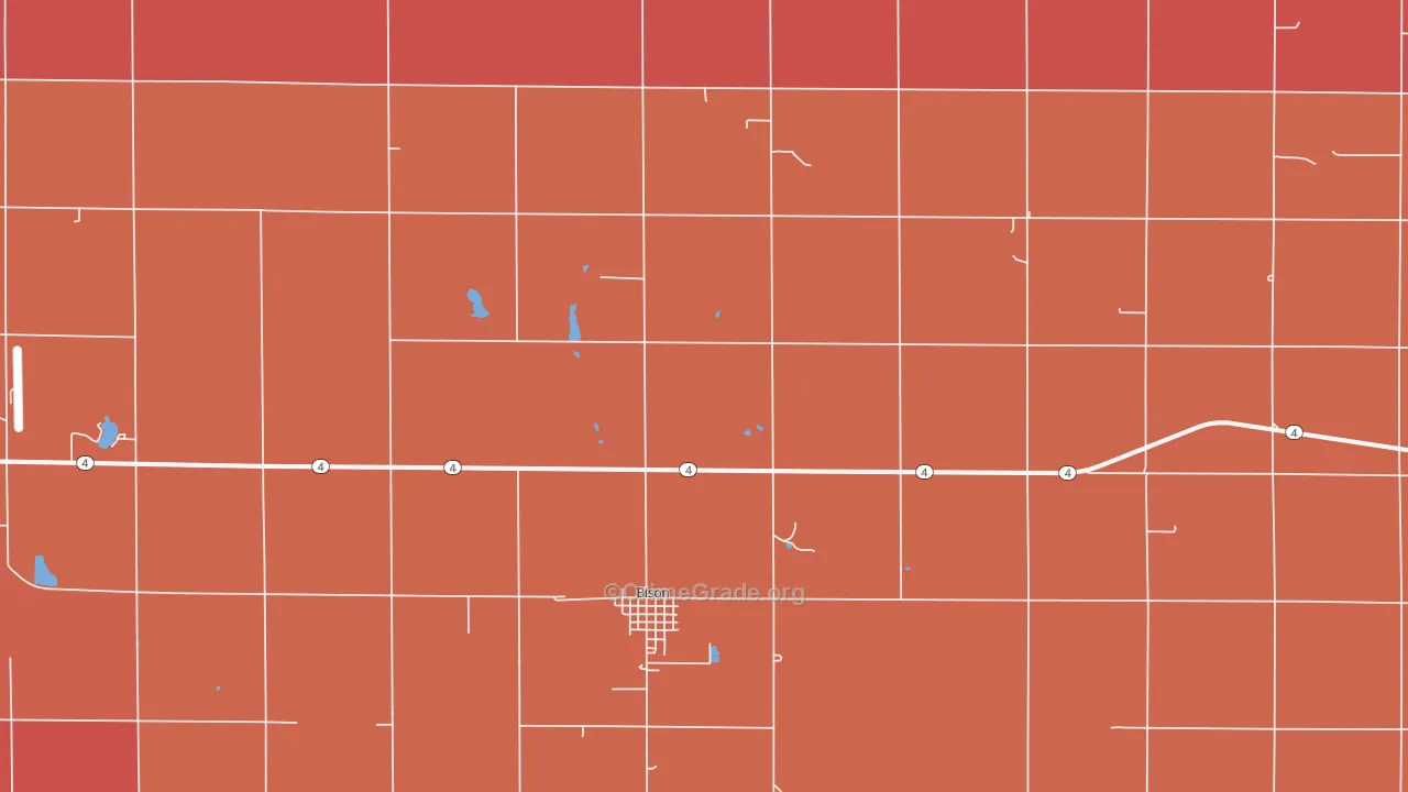 67520, KS Map of Drug-Related Crime Rates