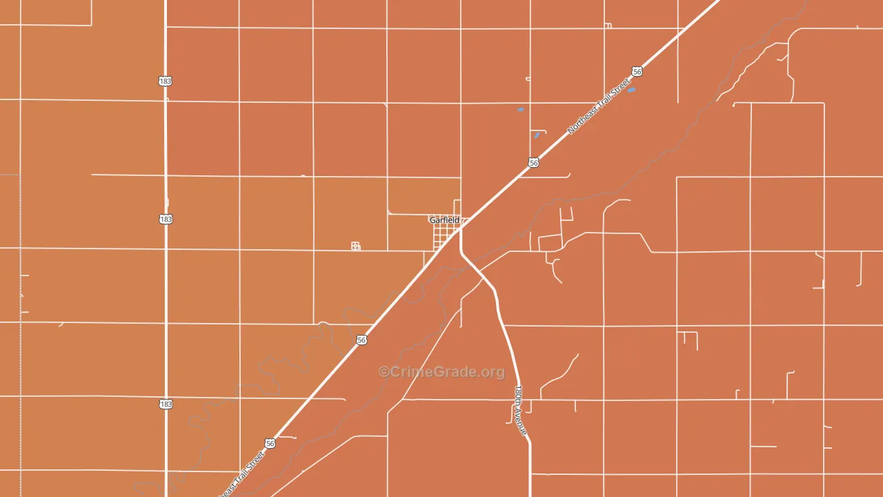 67529, KS Map of Drug-Related Crime Rates