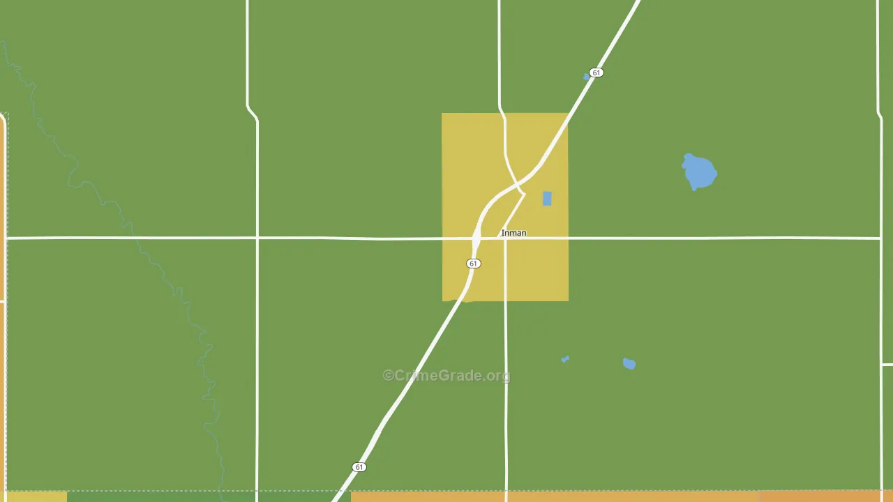 67546, KS Map of Drug-Related Crime Rates