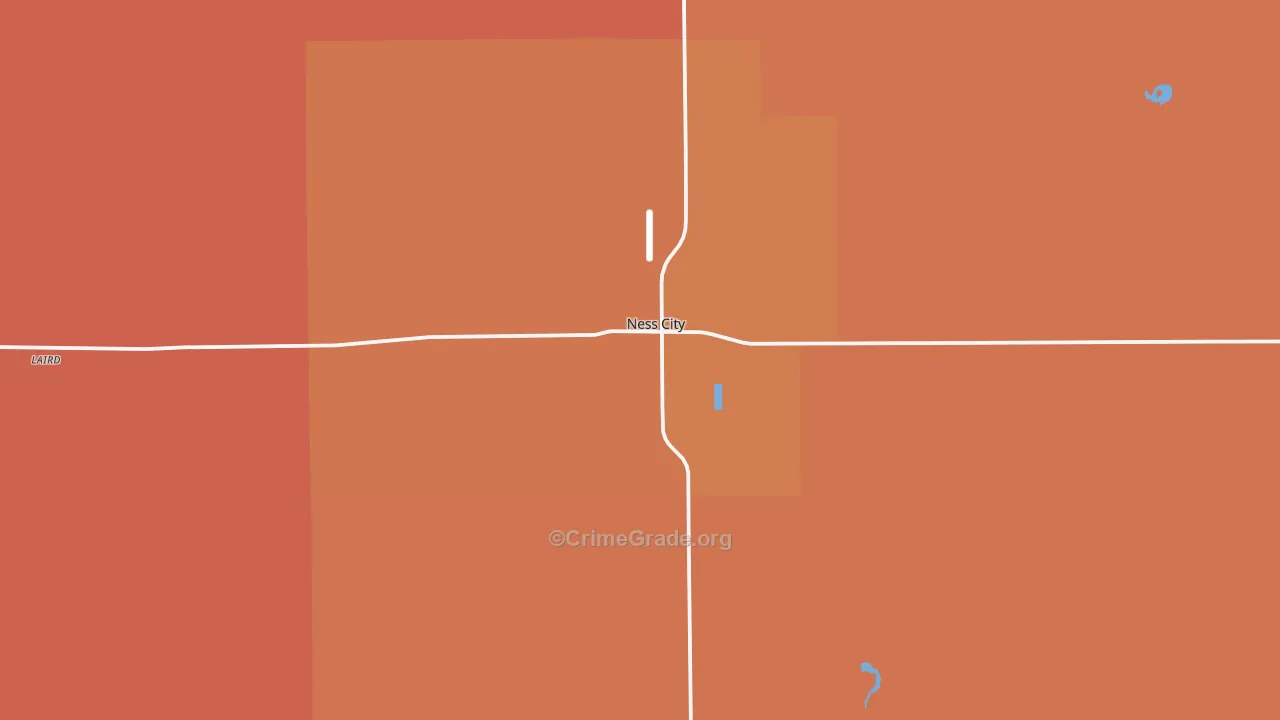 67560, KS Map of Drug-Related Crime Rates