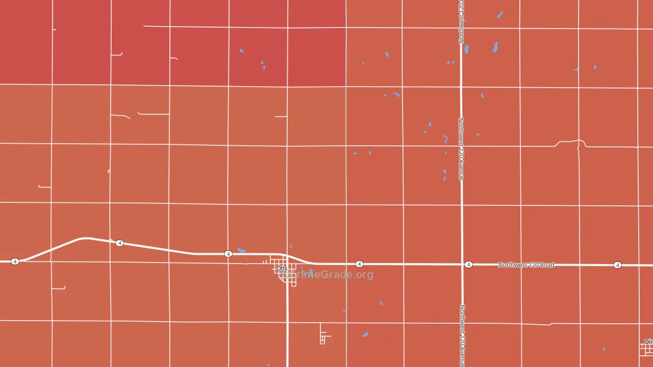67565, KS Map of Drug-Related Crime Rates