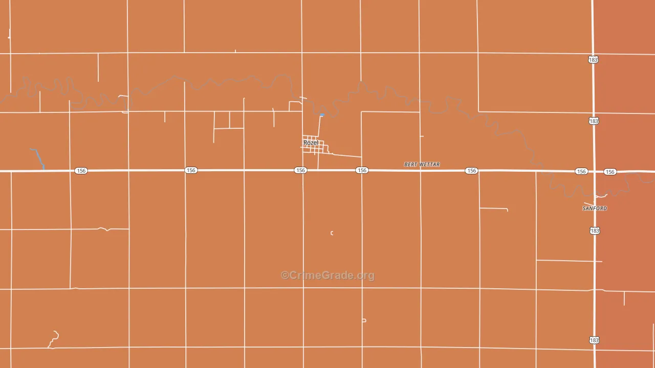67574, KS Map of Drug-Related Crime Rates
