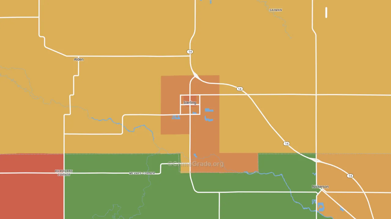 67579, KS Map of Drug-Related Crime Rates