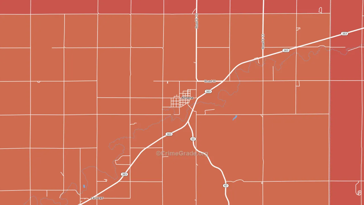 67622, KS Map of Drug-Related Crime Rates