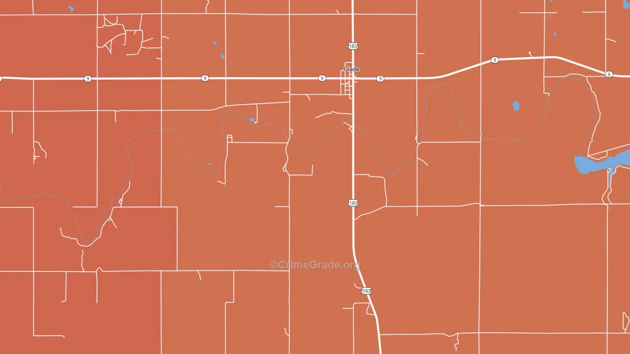 67639, KS Map of Drug-Related Crime Rates