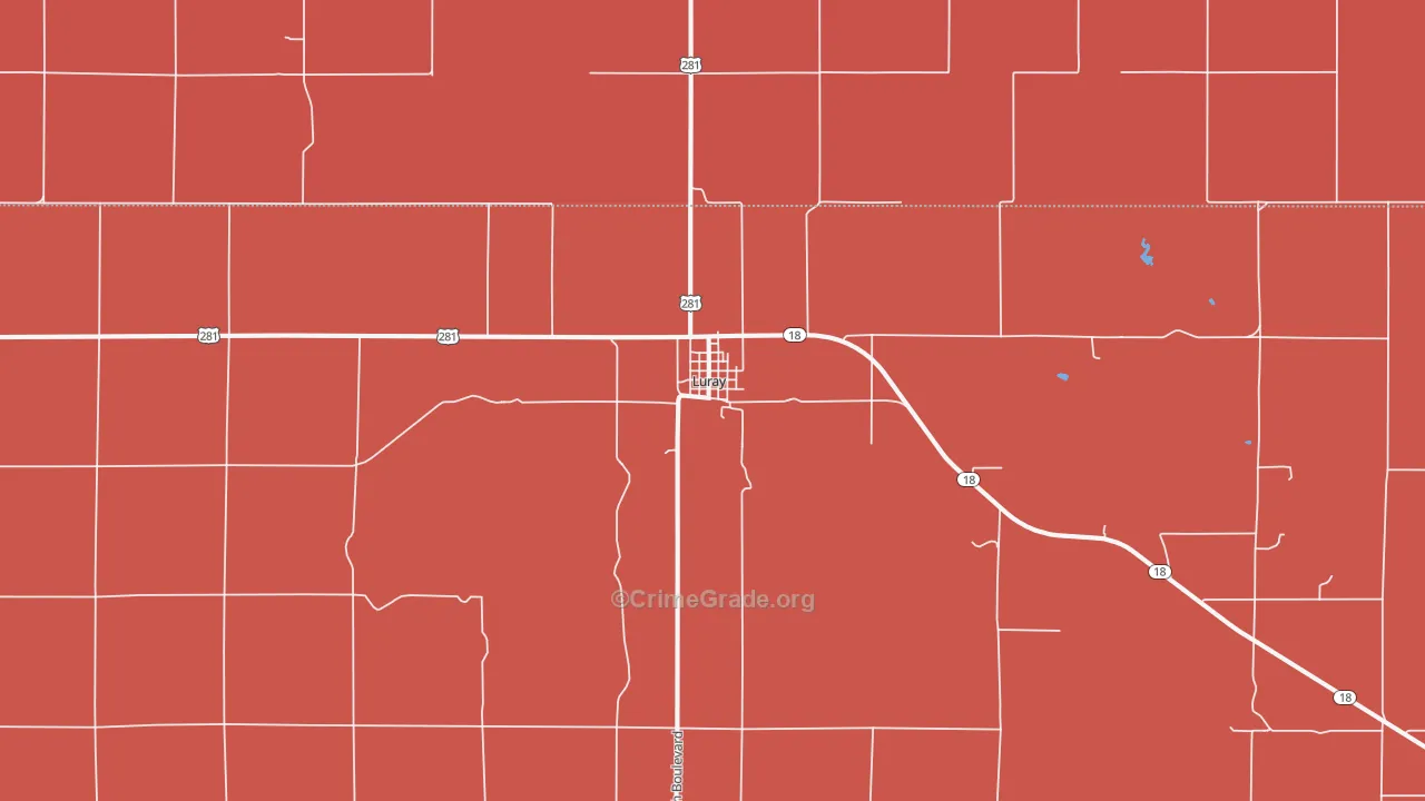 67649, KS Map of Drug-Related Crime Rates