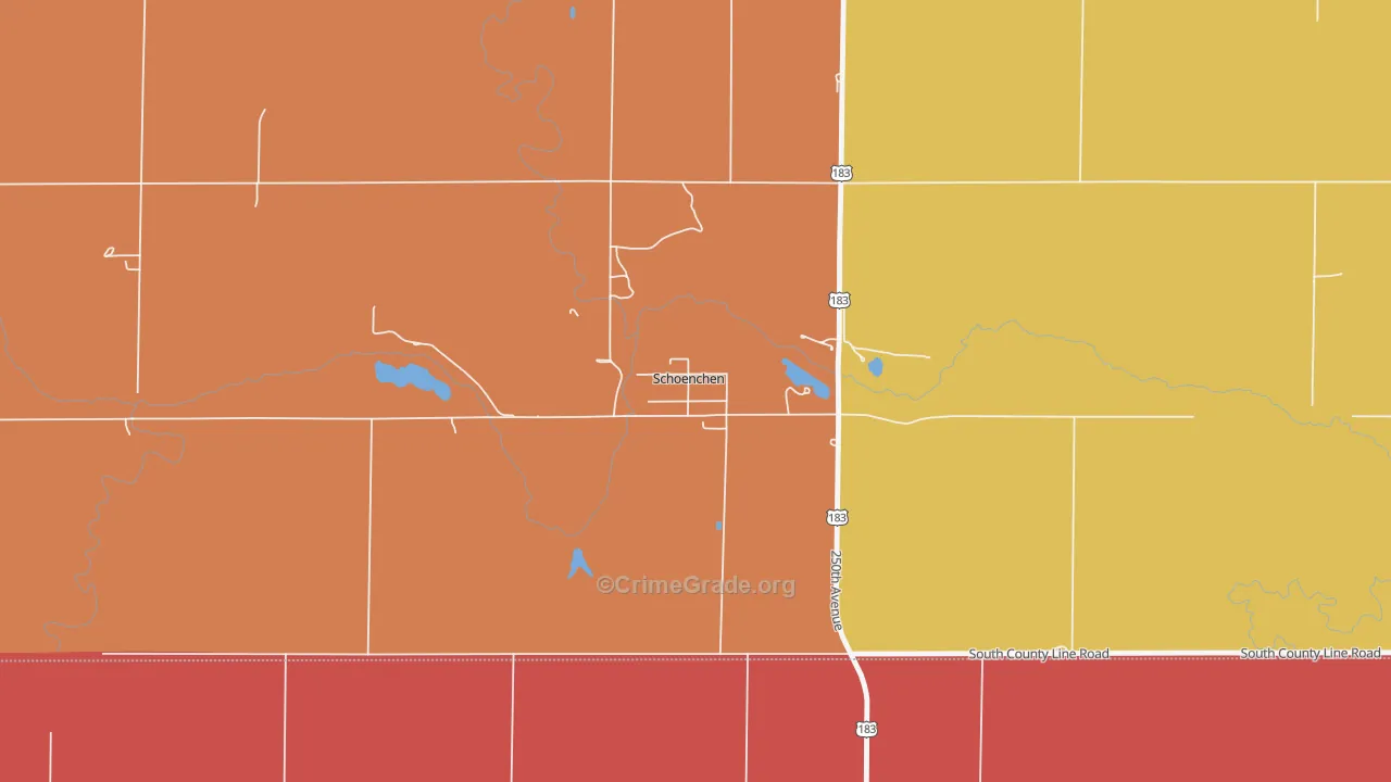 67667, KS Map of Drug-Related Crime Rates