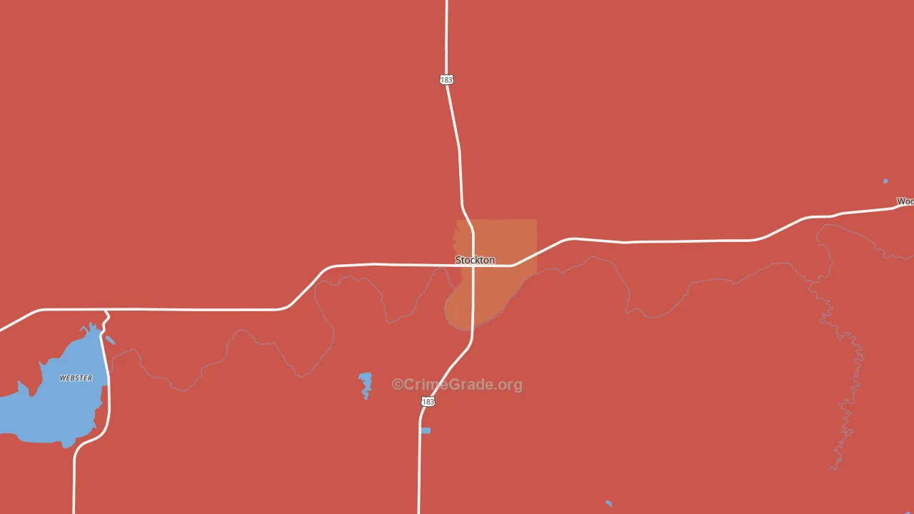 67669, KS Map of Drug-Related Crime Rates