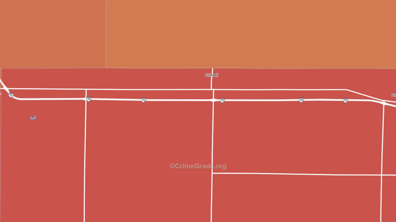 67738, KS Map of Drug-Related Crime Rates