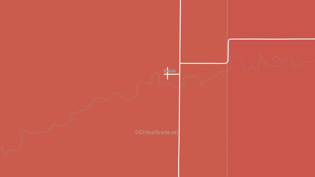 67739, KS Map of Drug-Related Crime Rates