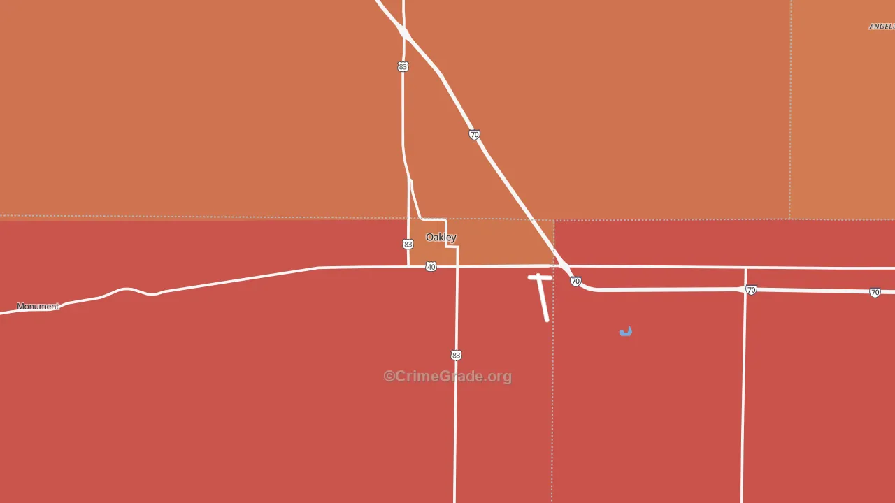 67748, KS Map of Drug-Related Crime Rates