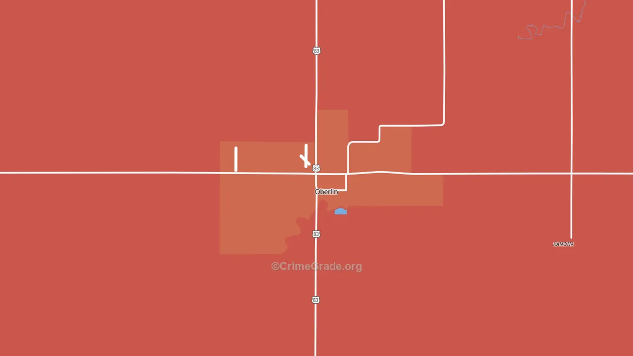 67749, KS Map of Drug-Related Crime Rates