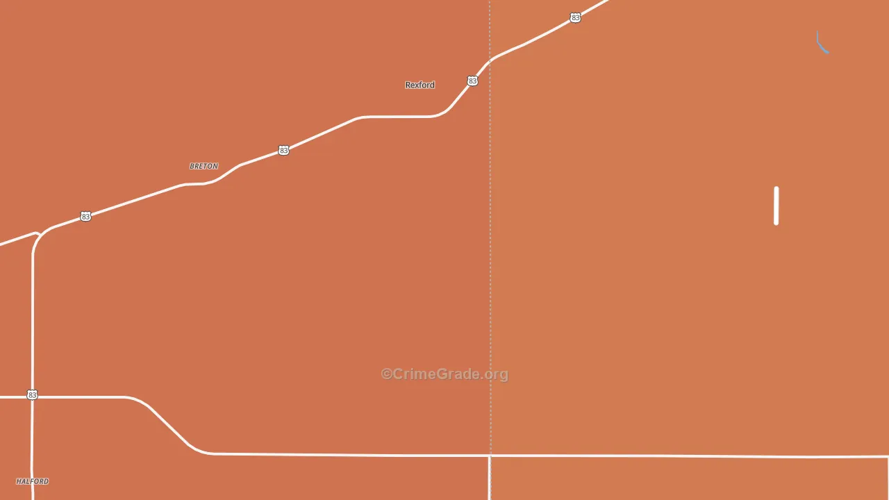 67753, KS Map of Drug-Related Crime Rates