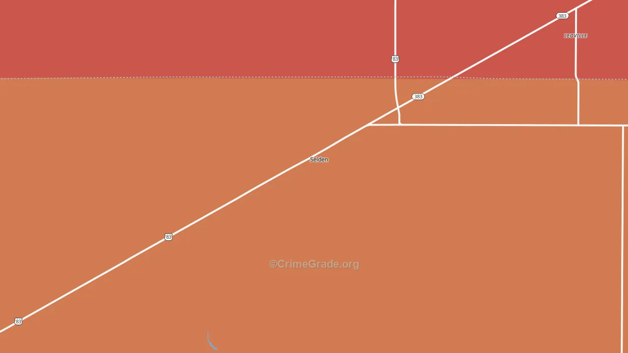 67757, KS Map of Drug-Related Crime Rates