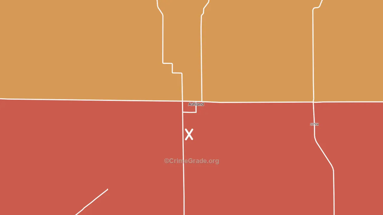 67831, KS Map of Drug-Related Crime Rates