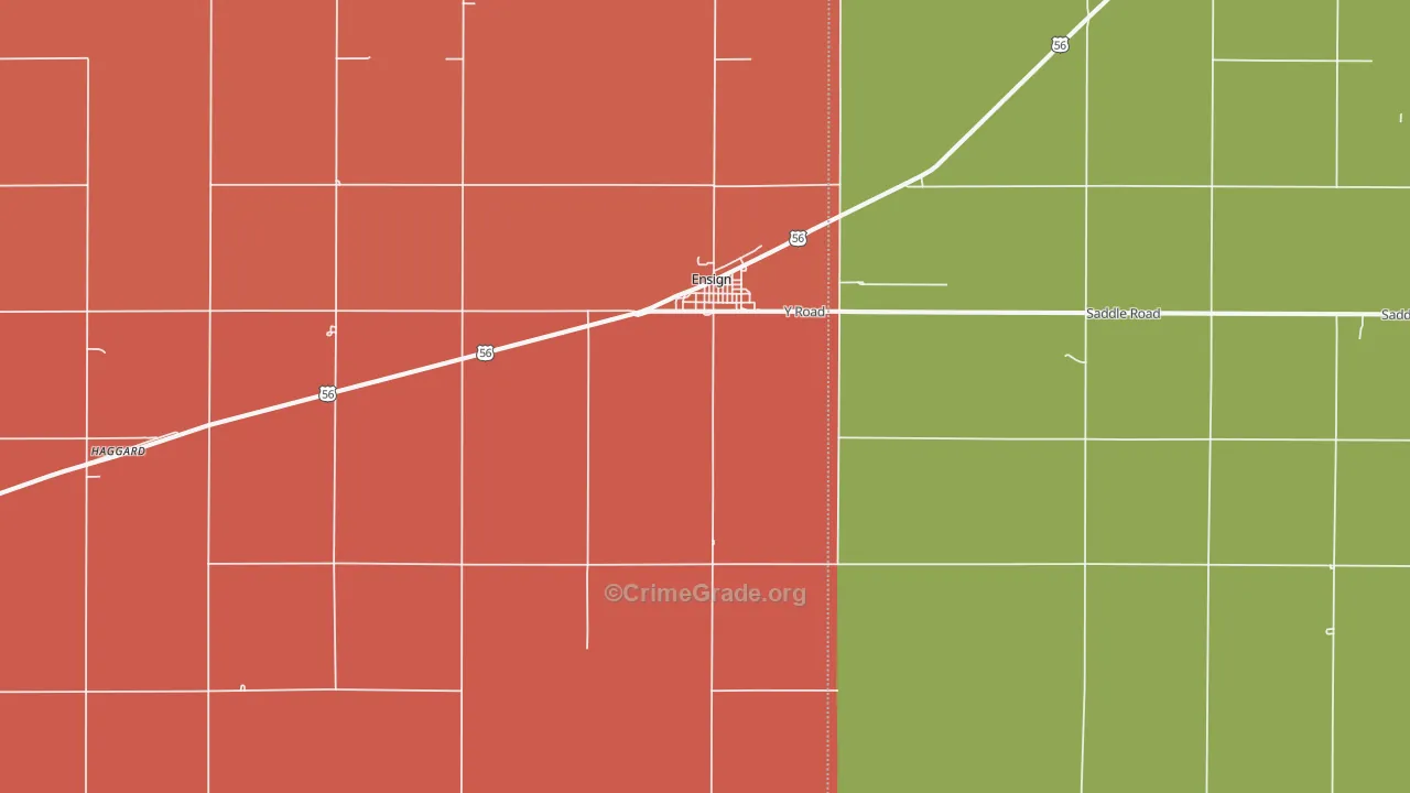 67841, KS Map of Drug-Related Crime Rates