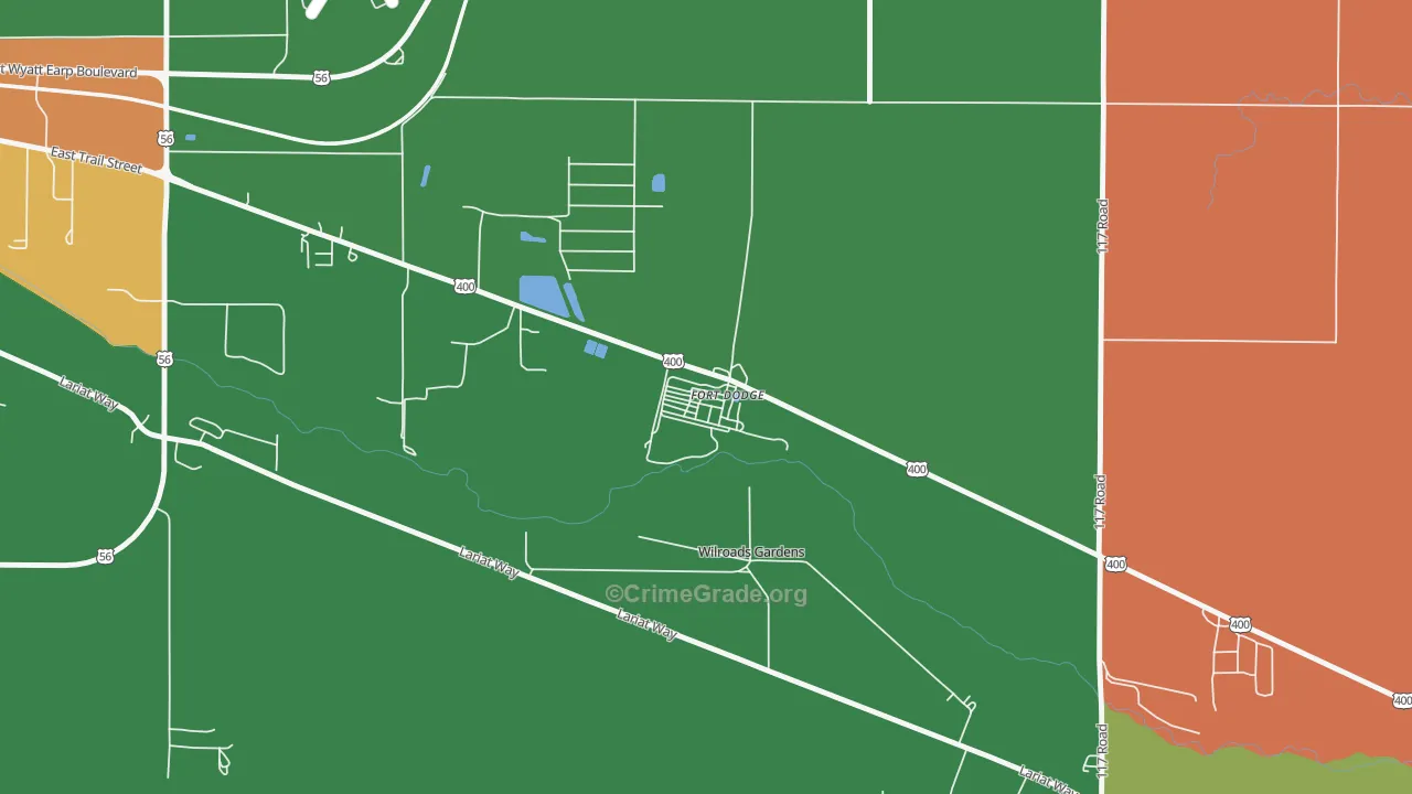 67843, KS Map of Drug-Related Crime Rates