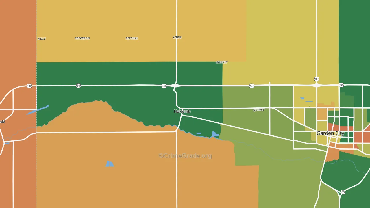 67851, KS Map of Drug-Related Crime Rates
