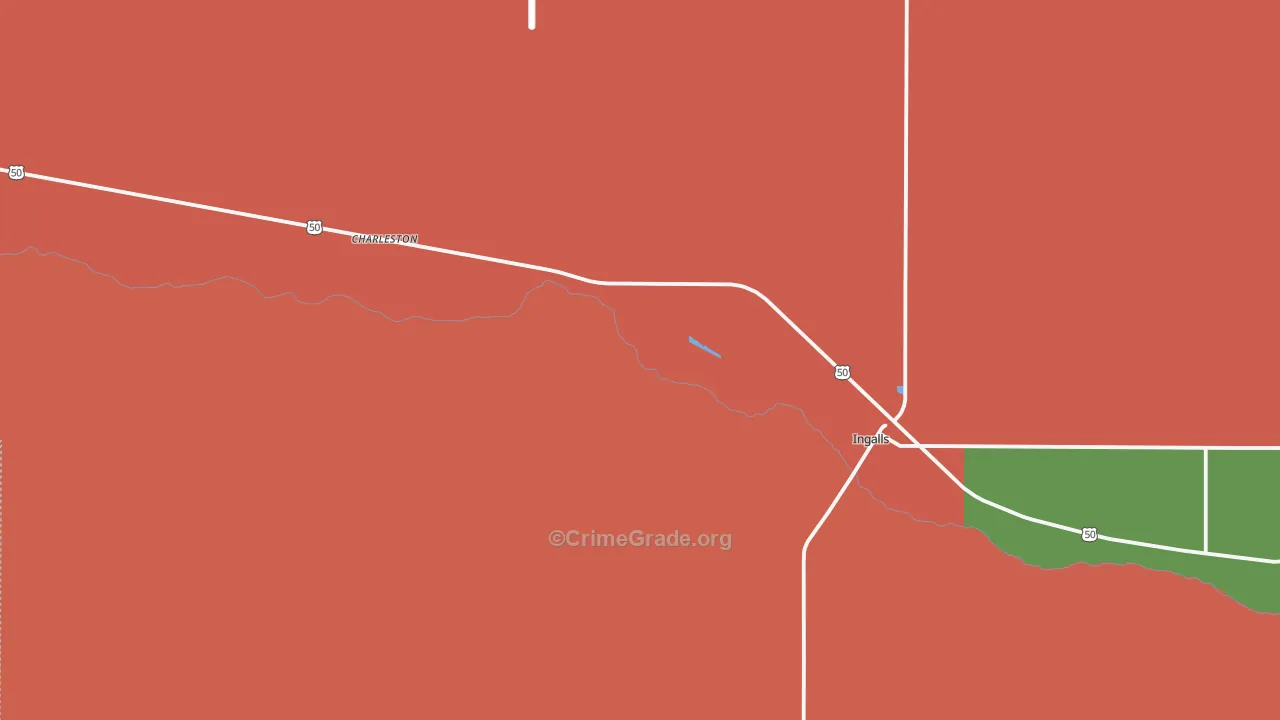 67853, KS Map of Drug-Related Crime Rates