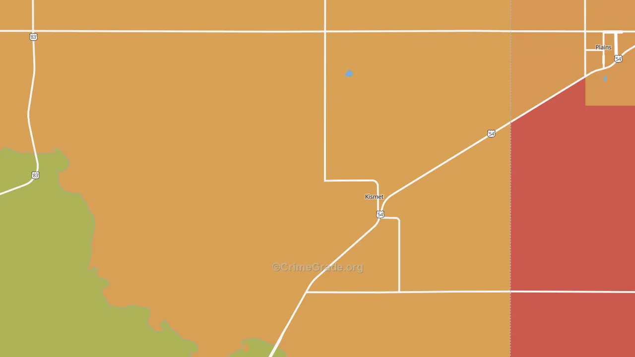 67859, KS Map of Drug-Related Crime Rates