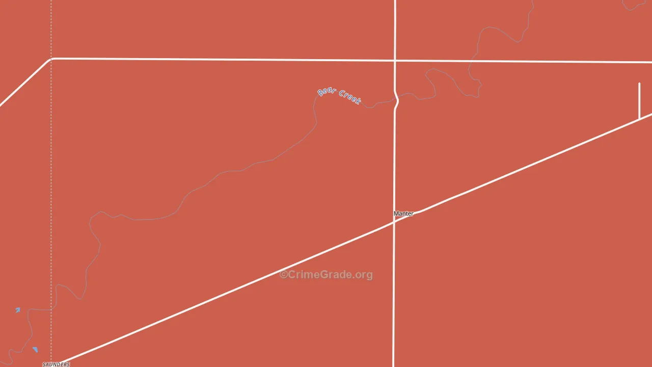 67862, KS Map of Drug-Related Crime Rates