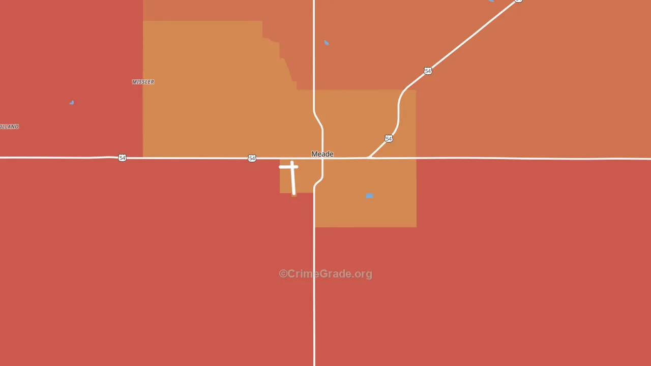 67864, KS Map of Drug-Related Crime Rates