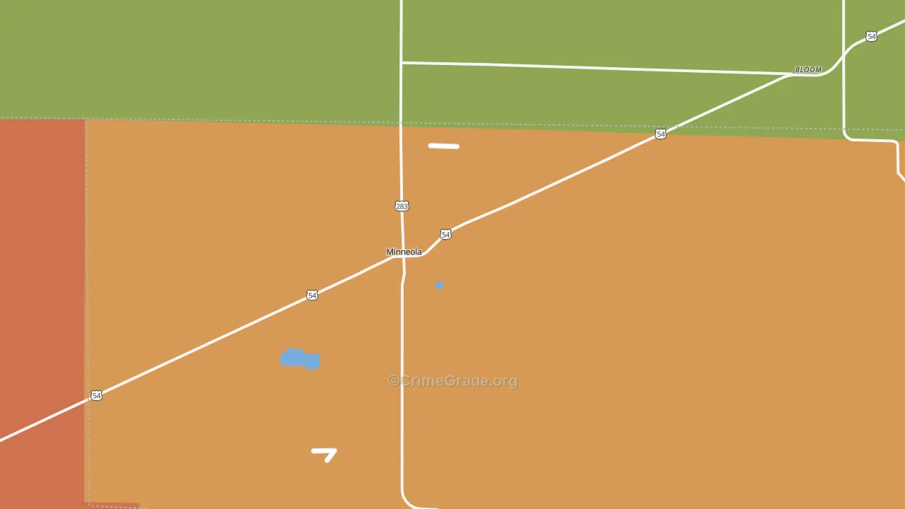 67865, KS Map of Drug-Related Crime Rates
