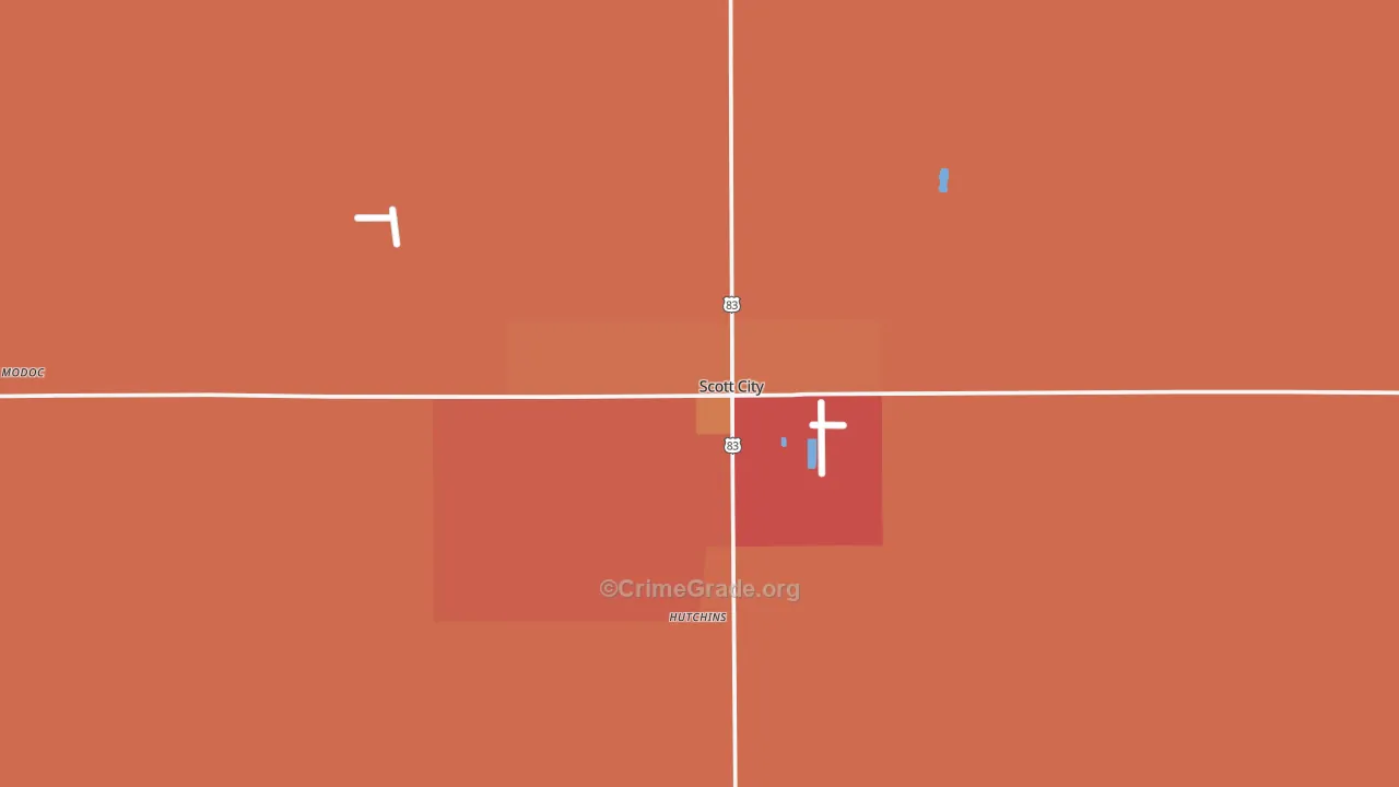 67871, KS Map of Drug-Related Crime Rates