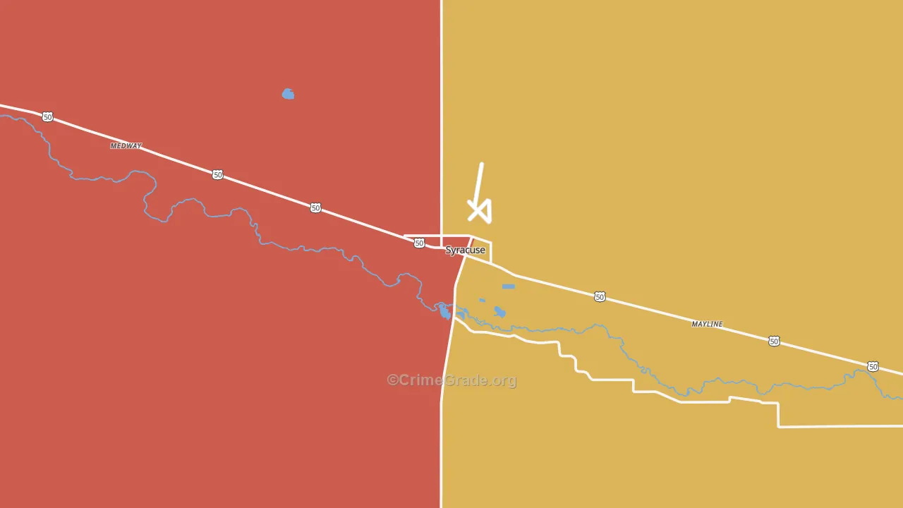 67878, KS Map of Drug-Related Crime Rates